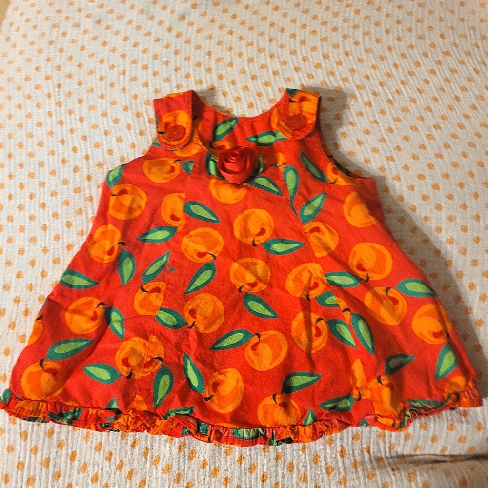 12 month 🍊 orange dress